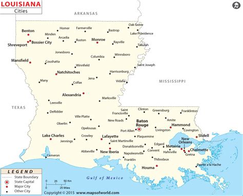 list of cities and towns in louisiana
